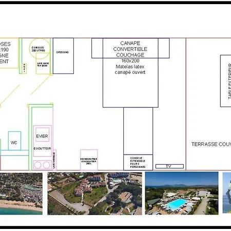 Centre A Pieds, Studio-cabine 4 Pers Max, Promo 7 Nuits * Портисьо